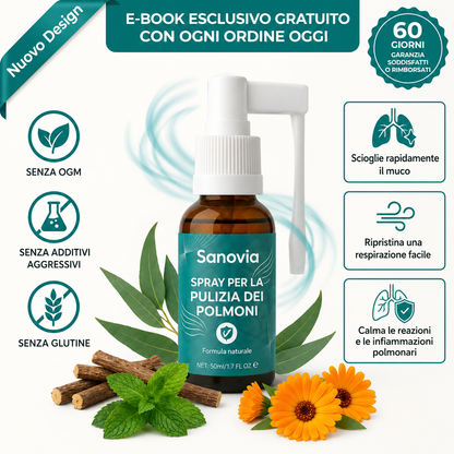 Sanovia™ Spray Purificante per i Polmoni
