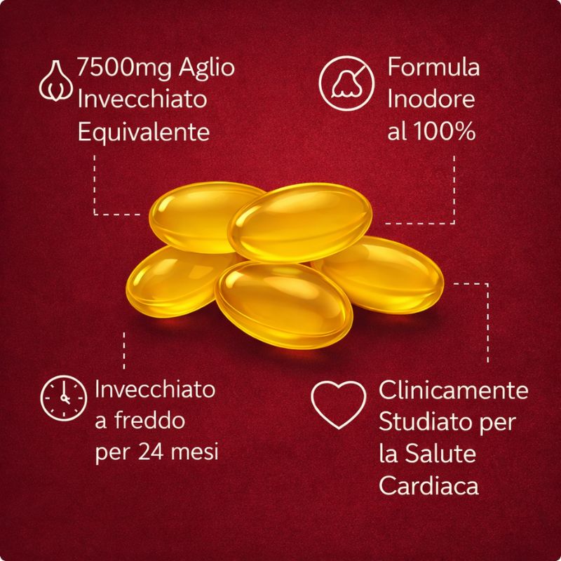 Estratto di Aglio Invecchiato — Supporto Clinicamente Studiato per la Pressione Sanguigna Prima di Ricorrere ai Farmaci