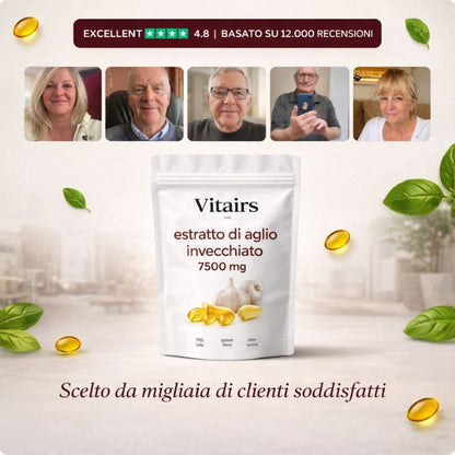 Estratto di Aglio Invecchiato — Supporto Clinicamente Studiato per la Pressione Sanguigna Prima di Ricorrere ai Farmaci