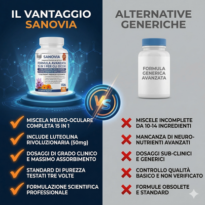 Sanovia - Formula avanzata per gli occhi 15 in 1